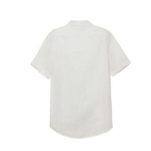 100% Linen Short Sleeve Shirt – White