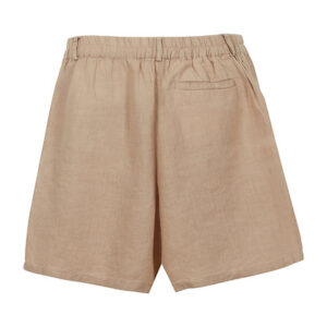 100% Linen Shorts – Beige