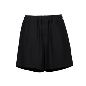 Italian Linen Shorts – Black