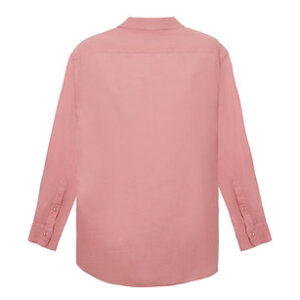 100% Linen Long Sleeve Shirt – Pink