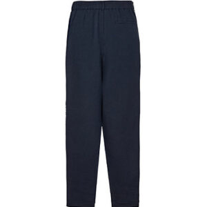 100% Linen Long Trousers – Navy Blue