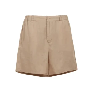 100% Linen Shorts – Beige