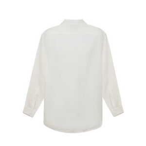 100% Linen Long Sleeve Shirt -White