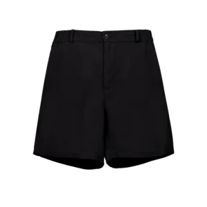 100% Linen Shorts – Black