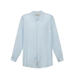 Egyptian Linen Long Sleeve Shirt – Light Blue