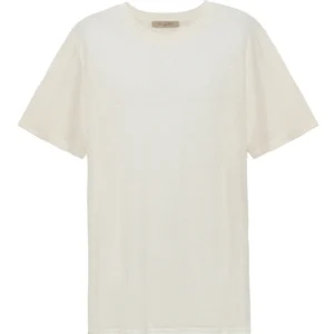 100% Linen Oversized T-Shirt – Natural