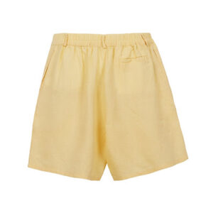 100% Linen Shorts – Yellow