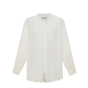 Egyptian Linen Long Sleeve Shirt – White