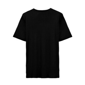 100% Linen Oversized T-Shirt – Black