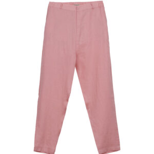 100% Linen Long Trousers – Pink